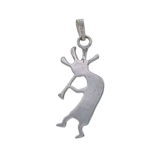 Southwestern Kokopelli Pendant | Vintage Sterling Silver 925 - Picture 3 of 6